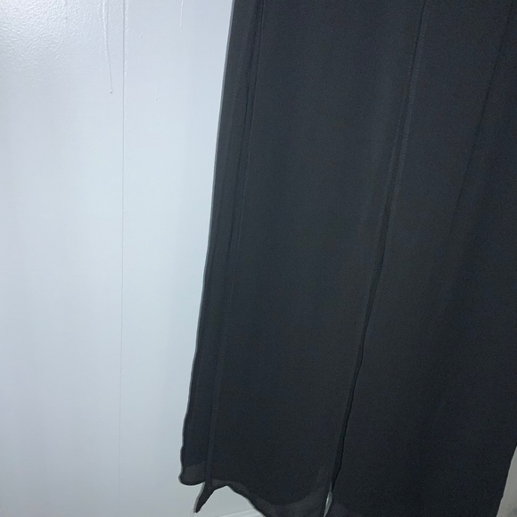 MSK 4 panel chiffon overlay pants Sz - Picture 6 of 8